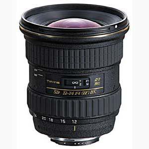 Tokina 超広角ズームレンズ AT-X 124 PRO DX 12-24mm F4 (IS) ASPHERICAL  (中古品)の通販は 12,385円