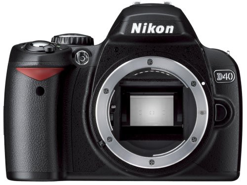 Nikon デジタル一眼レフカメラ D40 ブラック ボディ D40B(中古品)