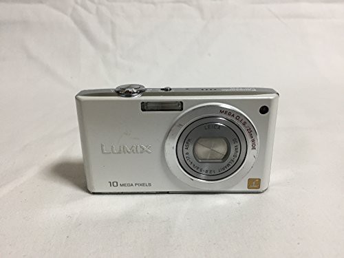 パナソニック デジタルカメラ LUMIX (ルミックス) FX35 プレシャスシルバー DMC-FX35-(中古品)