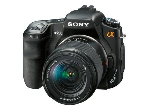 ソニー SONY デジタル一眼レフカメラレンズキット α200 レンズキット DSLR(中古品)の通販は