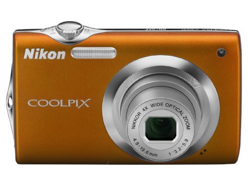 Nikon デジタルカメラ COOLPIX (クールピクス) S3000 ファインオレンジ S30(中古品)