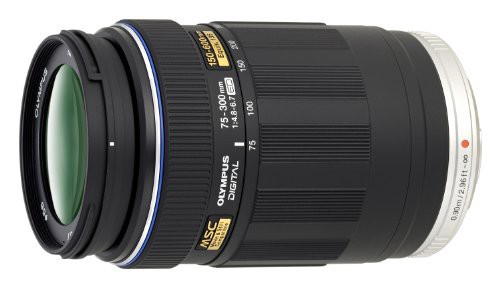 OLYMPUS 超望遠ズームレンズ M.ZUIKO DIGITAL ED 75-300mm F4.8-6.7 ブラッ(中古品)