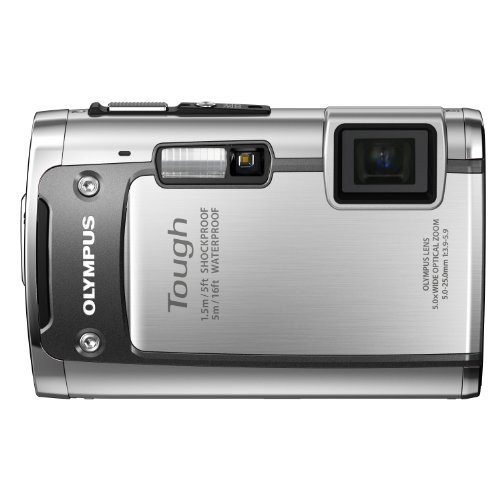 OLYMPUS 防水デジタルカメラ TOUGH TG-610 シルバー 5m防水 1.5m耐落下衝撃 -10℃耐低(中古品)