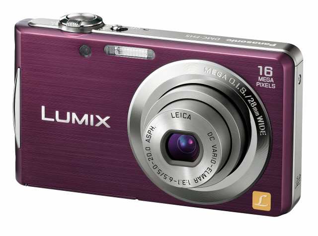 パナソニック デジタルカメラ LUMIX FH5 バイオレット DMC-FH5-V(中古品)