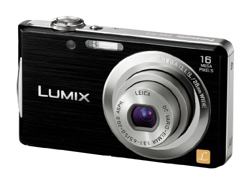 パナソニック デジタルカメラ LUMIX FH5 ブラック DMC-FH5-K(中古品) 15,736円