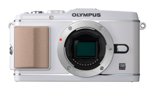 OLYMPUS ミラーレス一眼 PEN E-P3 ボディ ホワイト E-P3 BODY WHT(品)-