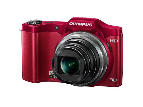 OLYMPUS デジタルカメラ SZ-11 レッド 1400万画素 光学20倍ズーム 広角25mm(中古品)の通販は