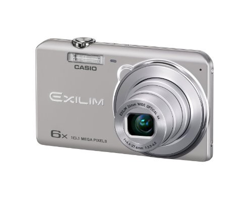 CASIO EXILIM デジタルカメラ 1610万画素CCD 広角26mm 光学6倍ズーム シル (中古品)