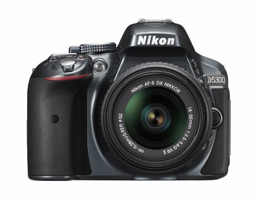 Nikon デジタル一眼レフカメラ D5300 18-55mm VR II レンズキット グレー 2(中古品)