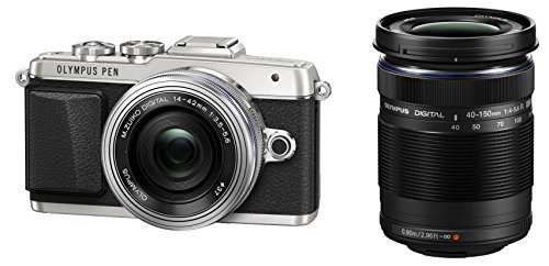 OLYMPUS PEN E-PL7 EZダブルズームキット シルバー ミラーレス一眼 E-PL7 E(中古品) その他カメラ