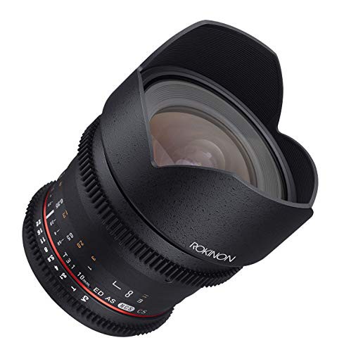 Rokinon DS10M-NEX 10mm T3.1 シネ広角レンズ ソニーアルファEマウント交換(中古品)