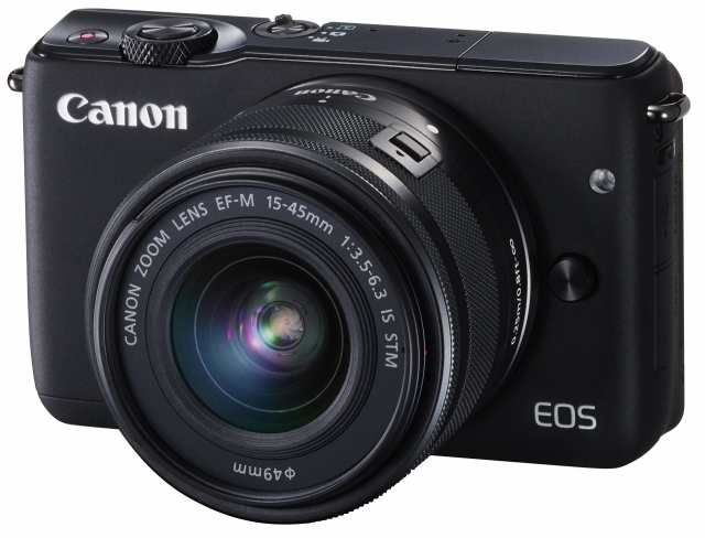 Canon ミラーレス一眼カメラ EOS M10 レンズキット(ブラック) EF-M15-45mm F3.5-6.3 I(中古品)