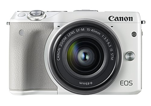 Canon ミラーレス一眼カメラ EOS M3 レンズキット(ホワイト) EF-M15-45mm F(中古品)の通販は