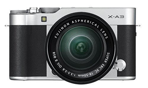 FUJIFILM ミラーレス一眼 X-A3 レンズキット シルバー X-A3LK-XC-S(中古品)の通販は