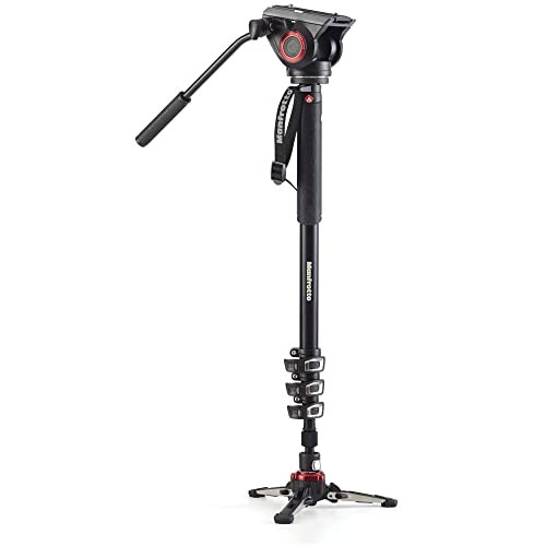 Manfrotto 一脚 XPROフルードビデオ一脚 フルード雲台MVH500AH相当品付属 (中古品)