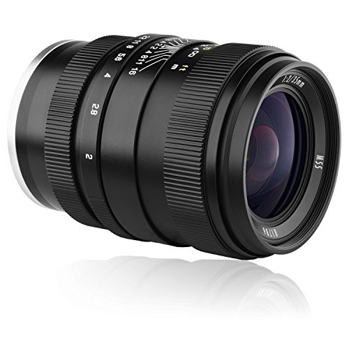 Oshiro 35mm f/2 LD UNC AL 広角フルフレーム 強化ボケプライムレンズ Sony(中古品)