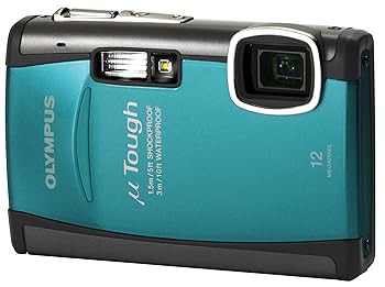 OLYMPUS 防水デジタルカメラ μ TOUGH 6010 ブルー μTOUGH-6010BLU(中古品)