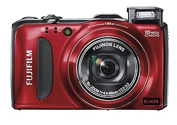 FUJIFILM デジタルカメラ FinePix F550EXR レッド FX-F550EXR R(中古品)