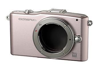 OLYMPUS ミラーレス一眼 PEN mini E-PM1 ボディ ピンク E-PM1 BODY PNK(中古品)