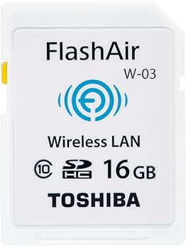 TOSHIBA 無線LAN搭載 FlashAir SDHCカード 16GB Class10 日本製 (国内正規品) SD-WE01(中古品)