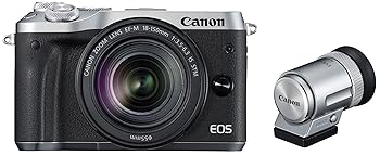 Canon ミラーレス一眼カメラ EOS M6 レンズEVFキット(シルバー) EF-M18