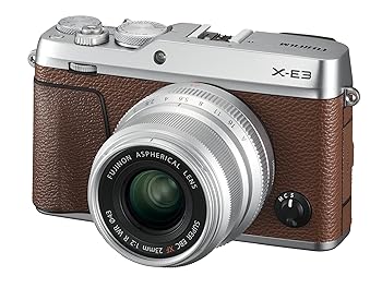 富士フイルム ミラーレス一眼カメラ X-E3単焦点レンズキット ブラウン X-E3LK23F2-BW(中古:非常に良い)