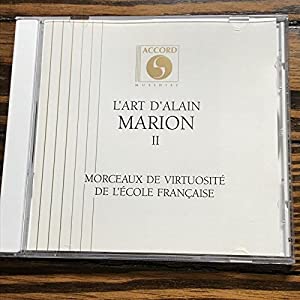 L’Art d’Alain Marion II: Morceaux de virtuosite de l’ecole francaise [CD](中古品)の通販は 9,655円