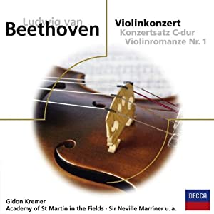 ヴァイオリン協奏曲、ロマンス第1番、ヴァイオリン協奏曲断章 クレーメル、マリナー&アカデミー室内管、チャカロフ&ロンドン響 [(中古品)の通販は