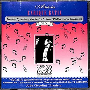 ピアノ協奏曲、イベリア組曲 チッコリーニ(ｐ)バティス＆ロイヤル・フィル、ロンドン響 [CD](中古品)の通販は 10,190円