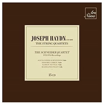 ハイドン:弦楽四重奏曲集 [CD] シュナイダー四重奏団(中古:未使用・未開封)の通販は