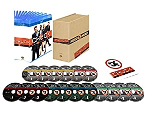 CHUCK/チャック ブルーレイコンプリート・シリーズ (17枚組) [Blu-ray](中古品)の通販は 16,550円