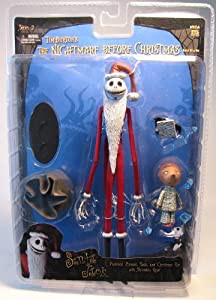 NECA Tim Burtons The Nightmare Before Christmas Series 2 Action Figure Santa Jack(中古品)