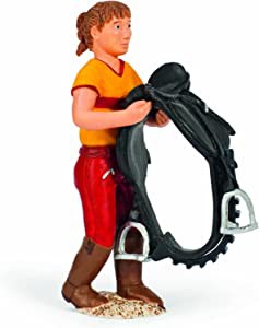 Amazon.co.jp: シュライヒ ファームワールド 鞍を持つ乗馬する人