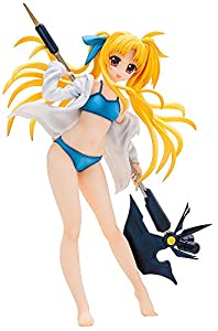 魔法少女リリカルなのはThe MOVIE 2nd A's フェイト・テスタロッサ 水着パーカーstyle 1/8スケール PVC製 塗装済み(中古品)の通販は