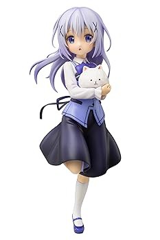 ピーエムオフィスエー ご注文はうさぎですか?? チノ Cafe Style 1/7スケール PVC製 塗(中古品)