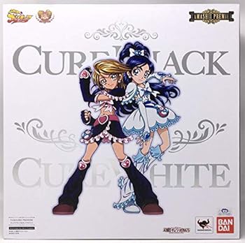TAMASHII PREMIER キュアブラック＆キュアホワイト 完成品フィギュア『ふたりはプリキ(中古品)