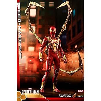 ホットトイズ VGM38 スパイダーマン アイアン スパイダーアーマー Spider-Man (Iron S(中古品)