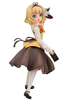 ピーエムオフィスエー ご注文はうさぎですか?? シャロ Cafe Style 1/7スケール PVC製 塗装済み 完成品 フィギュ (中古:未使用・未開封)