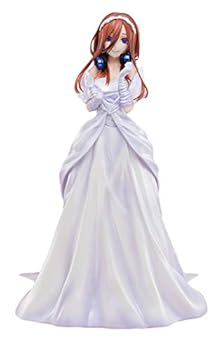 AMAKUNI 1/7スケール 五等分の花嫁 中野三玖 ウェディングVer. ABS&PVC製 塗装済み完成品フィギュア(中古:未使用・未開封)