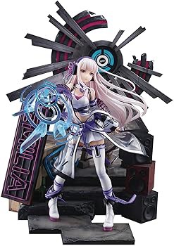 エミリア -Neon City Ver.- 1/7スケールフィギュア(中古:未使用・未開封)