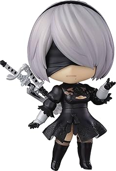 ねんどろいど NieR Automata 2B[ヨルハ二号B型] ノンスケール プラスチック製 塗装済み可動フィギュア 再販分 SE(中古:非常に良い)