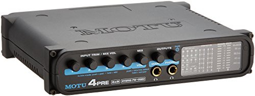 MOTU 4Pre 6イン8アウト Firewire / USB2 オーディオインターフェイス 4ch (品)