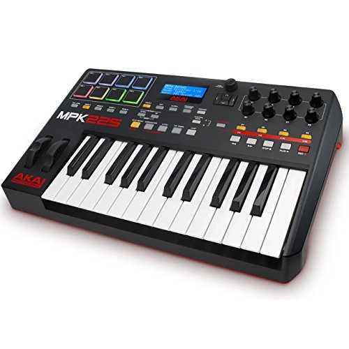 AKAI professional アカイ MIDIキーボード 25鍵 MPK225 AP-CON-022(中古品)