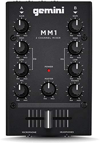 GEMINI DJ ミキサー ポータブル 2ch ステレオミキサー MM1【国内正規品】(中古品)の通販は