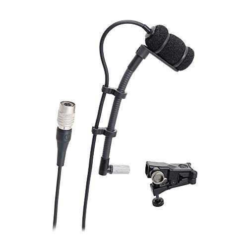 audio-technica ワイヤレスコンデンサーマイク ATM350UcW 楽器収音用(中古品)