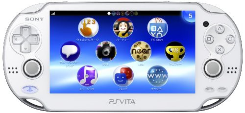 PlayStation Vita (プレイステーション ヴィータ) Wi‐Fiモデル クリスタル・ホ (中古品)