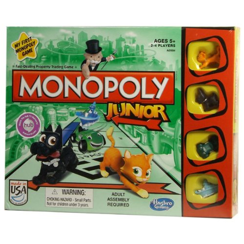 モノポリー ジュニア ドッグ＆キャット [並行輸入品](中古:未使用・未開封)の通販は 7,594円