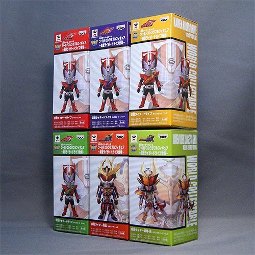 仮面ライダーシリーズ ワールドコレクタブルフィギュア-仮面ライダードライブ登場- 全(中古:未使用・未開封)の通販は