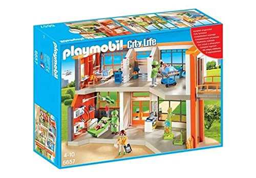 PLAYMOBIL (プレイモービル) 6657 - Children's Hospital with device(並行輸入品)(中古:未使用・未開封)