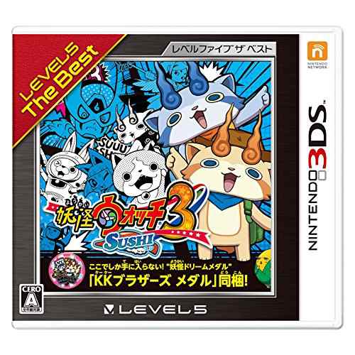 妖怪ウォッチ3 スシ レベルファイブ ザ ベスト (【特典】限定"妖怪ドリームメダル"「K(中古:未使用・未開封)の通販は 4,865円